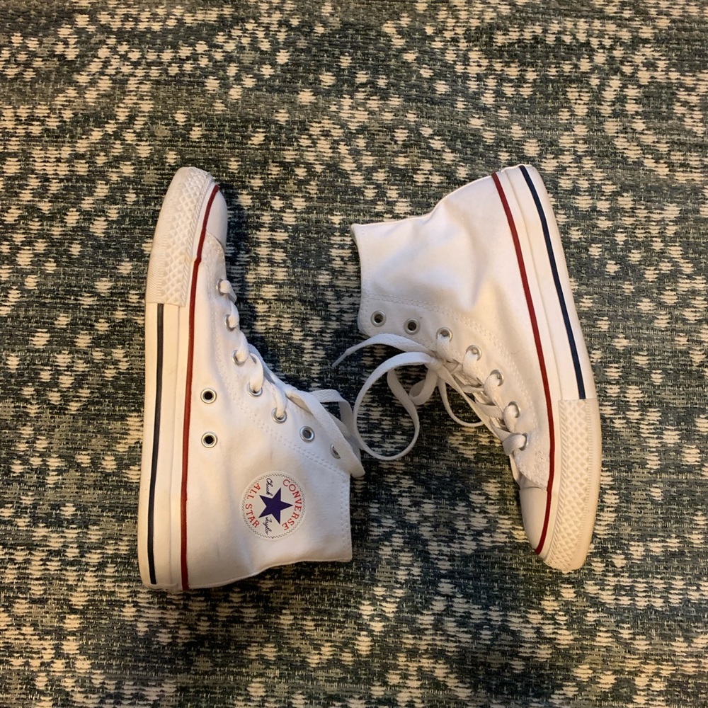 White high top chucks